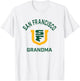 University of San Francisco USF Dons Arched Grandma T-Shirt - T-Shirt | White