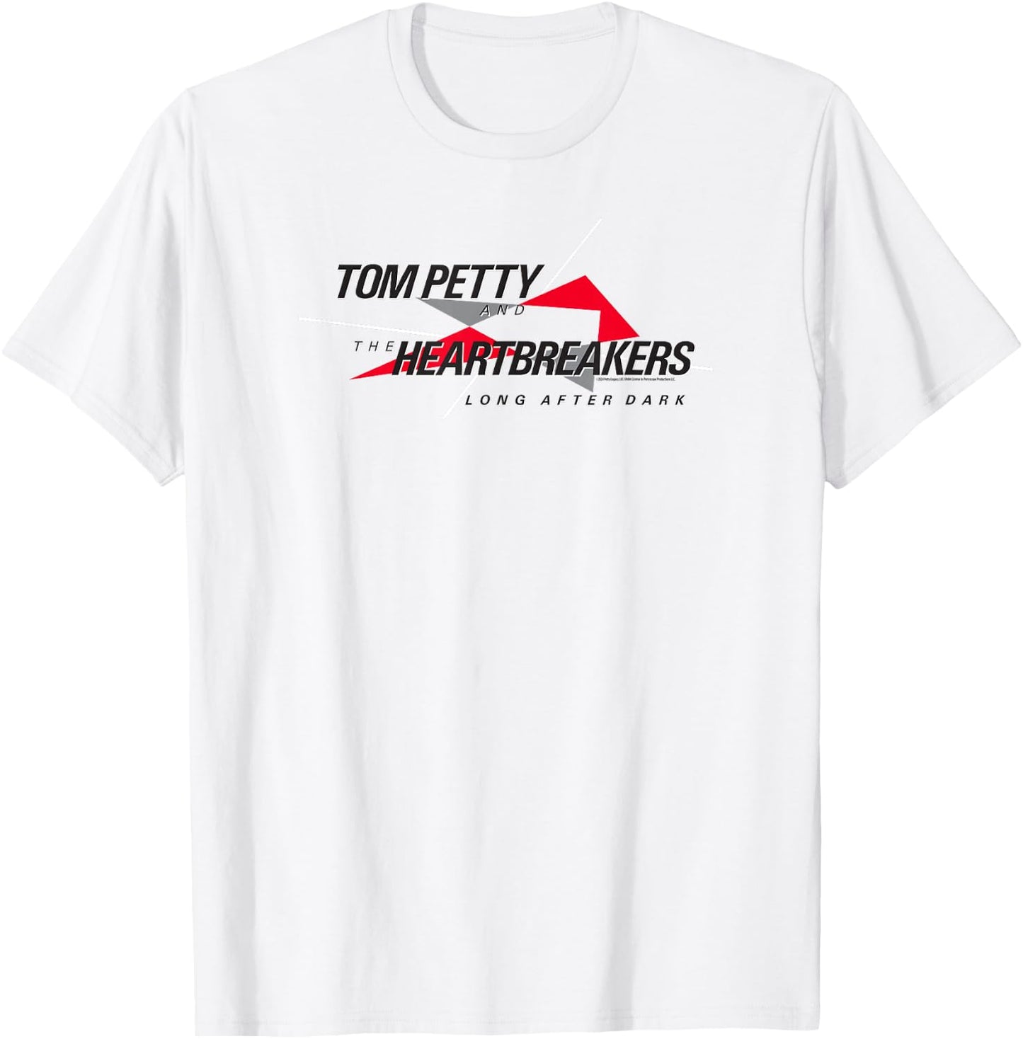 Tom Petty Long After Dark Logo Black Letters T-Shirt - T-Shirt | White
