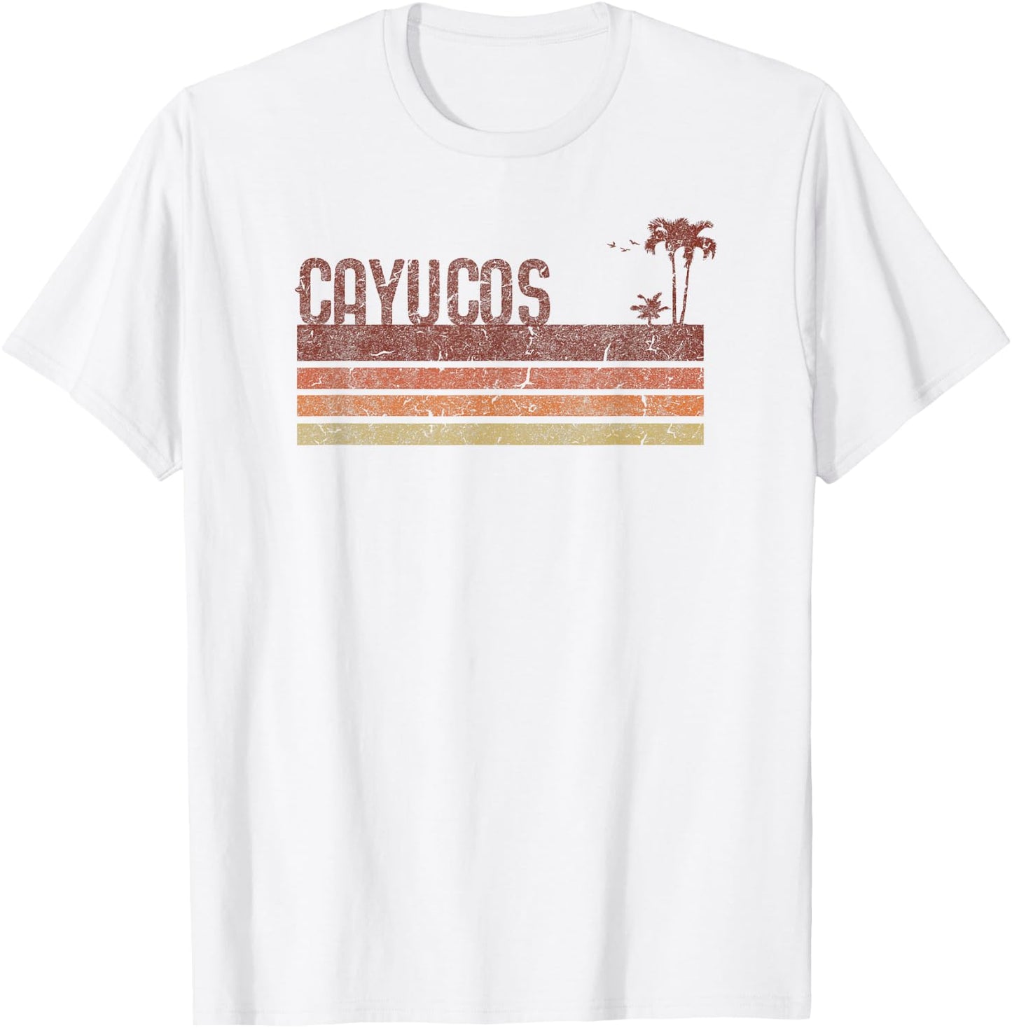Cayucos California Vintage 70s 80s Vacation T-Shirt - T-Shirt | White