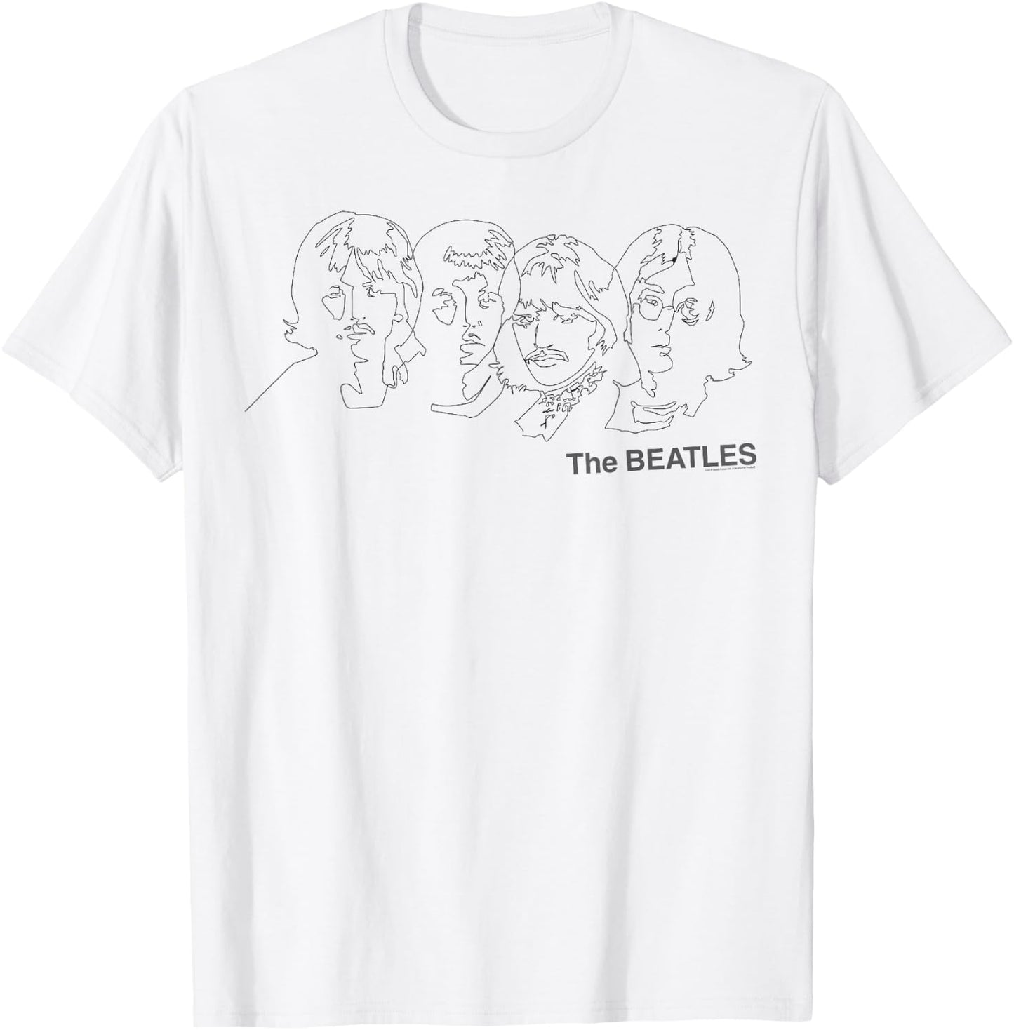 The Beatles Structure T-Shirt - T-Shirt | White