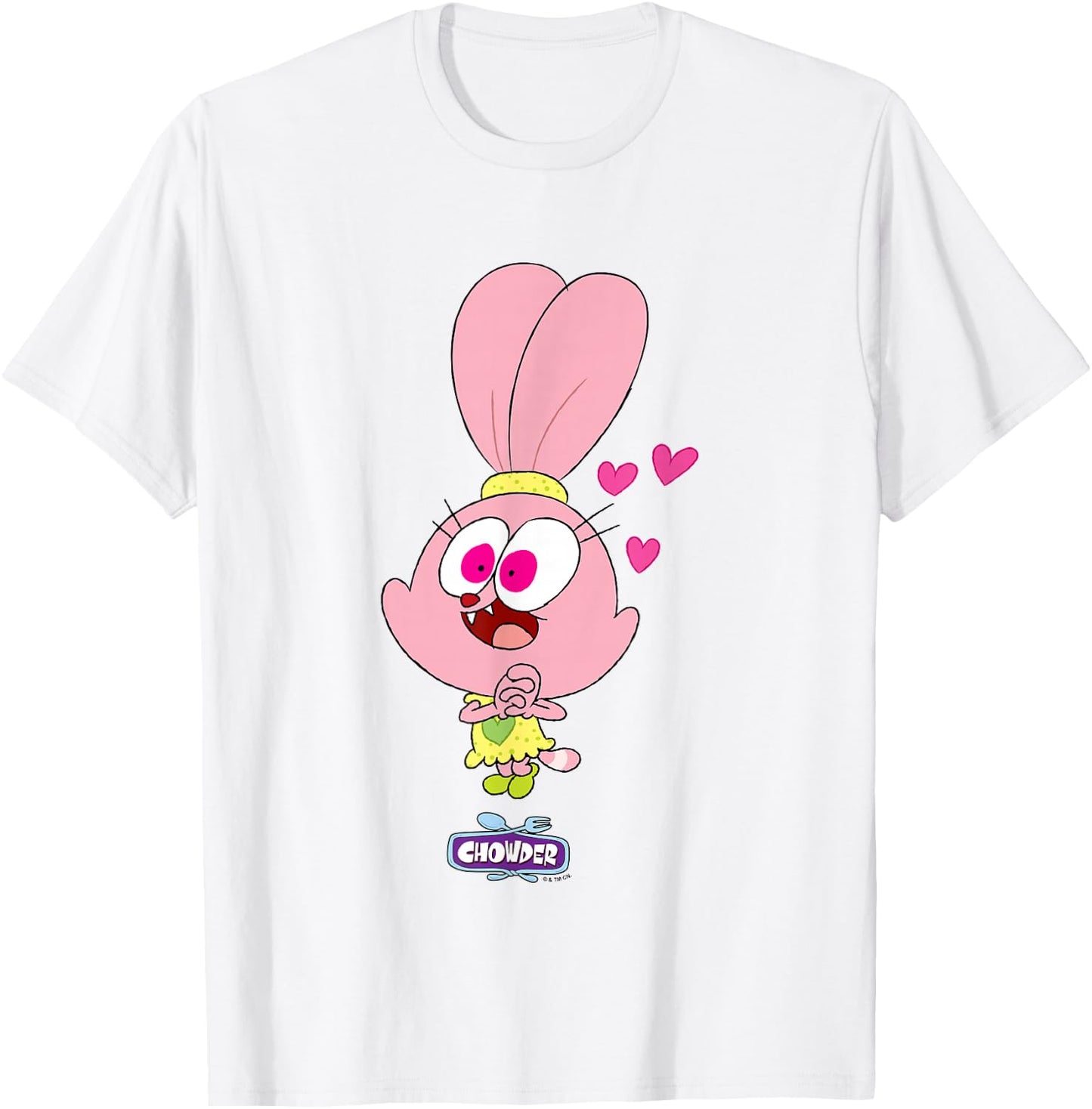 Chowder Valentine's Day Panini Watching Chowder Run Away T-Shirt - T-Shirt | White