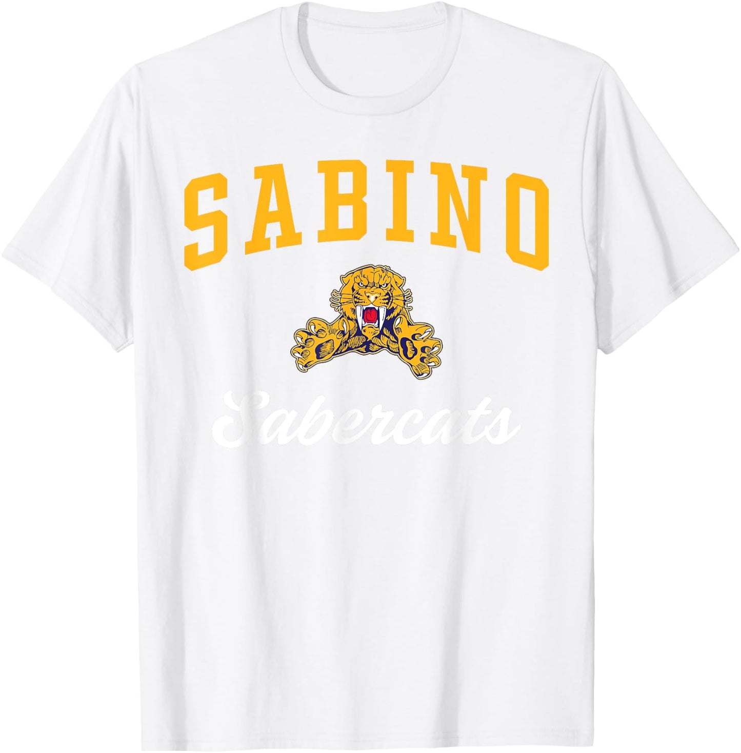 Sabino High School Sabercats C3 T-Shirt - T-Shirt | White