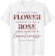 St Therese of Lisieux Quote Catholic Bible Verse T-Shirt - T-Shirt | White