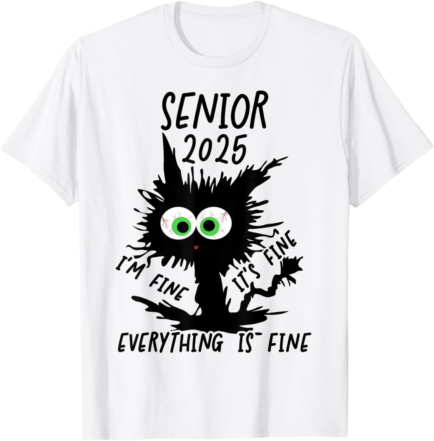 Senior 2025 T-Shirt - T-Shirt | White