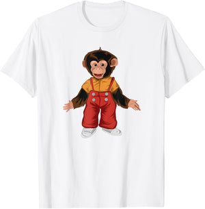 Howdie Doody Monkey Toy T-Shirt - T-Shirt | White