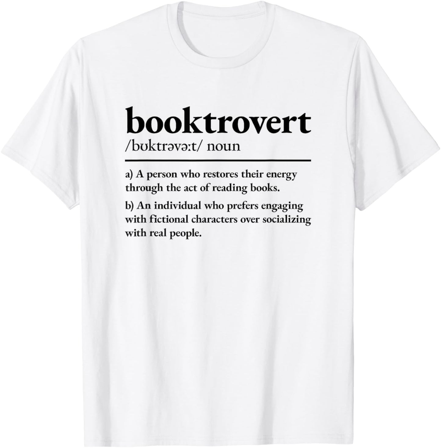 Booktrovert T-Shirt - T-Shirt | White