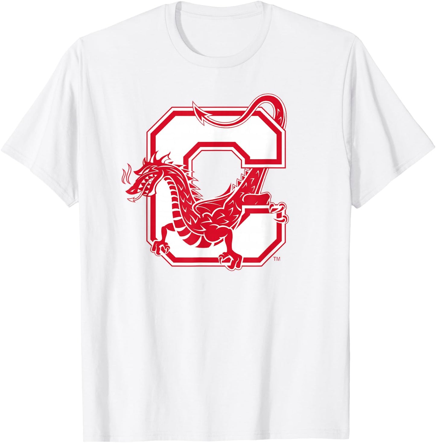 SUNY Cortland Red Dragons C Mark T-Shirt - T-Shirt | White