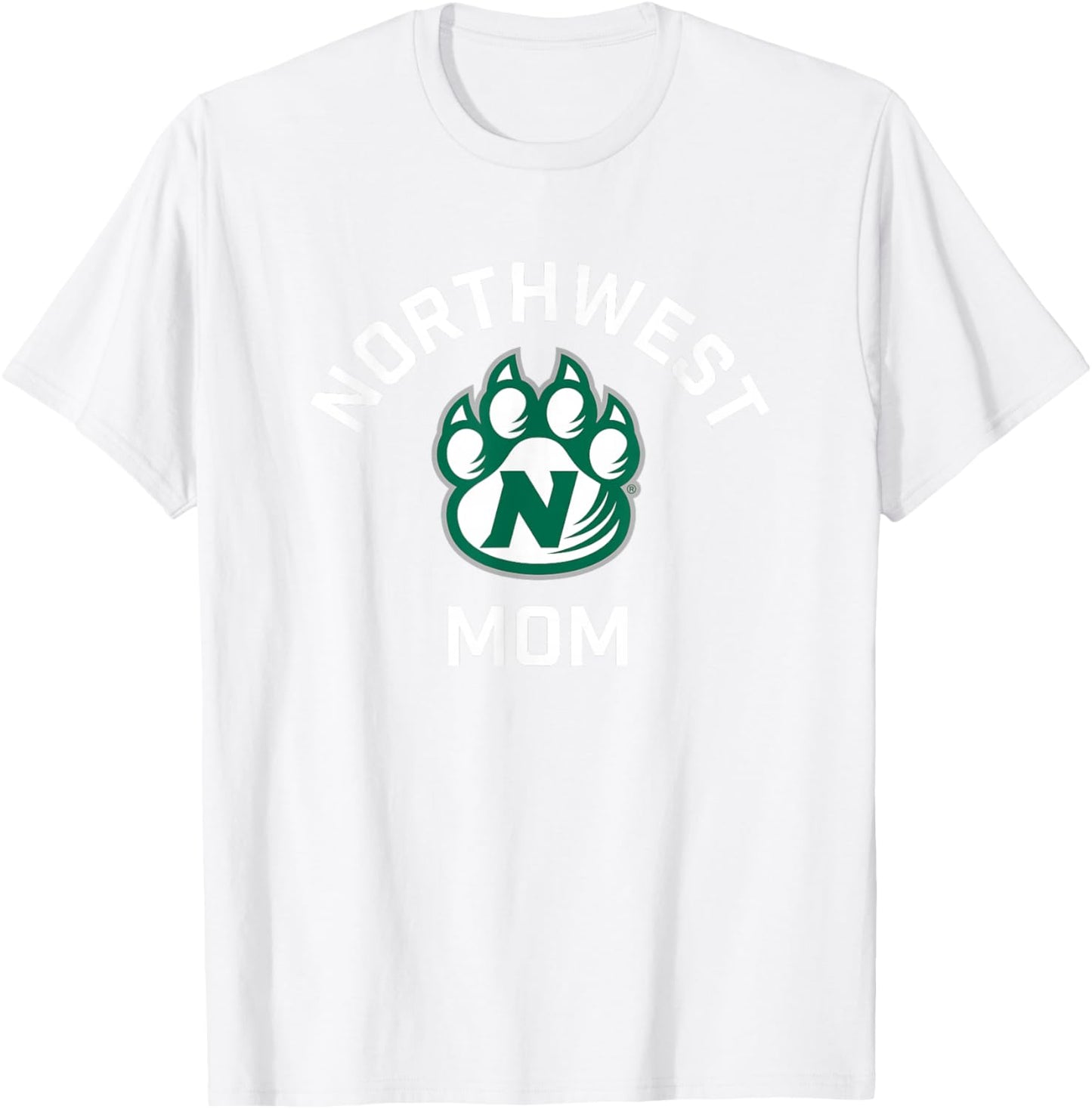 Northwest Missouri State Bearcats Arched Mom T-Shirt - T-Shirt | White