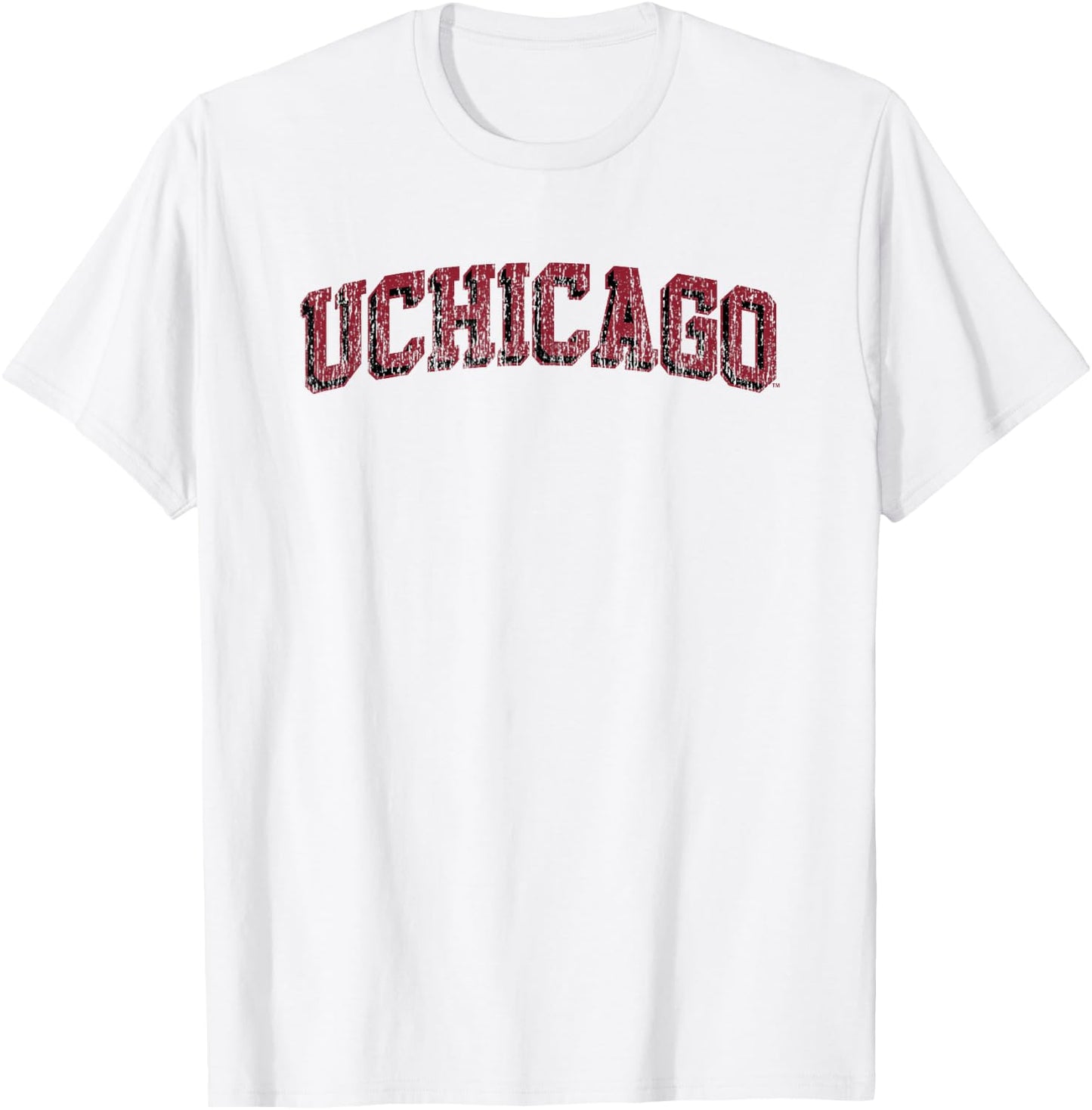 Chicago Maroons Retro Arch Officially Licensed T-Shirt - T-Shirt | White