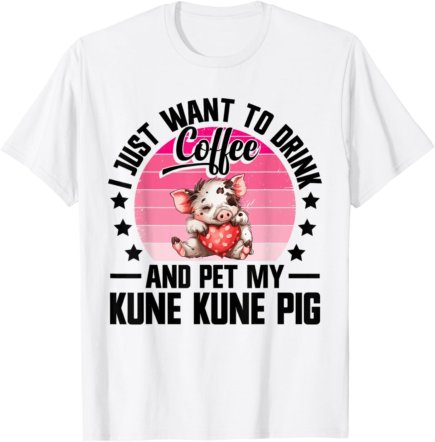 Kune Kune Pig Lover Supplies Pig Breeder Kunekune Pig T-Shirt - T-Shirt | White