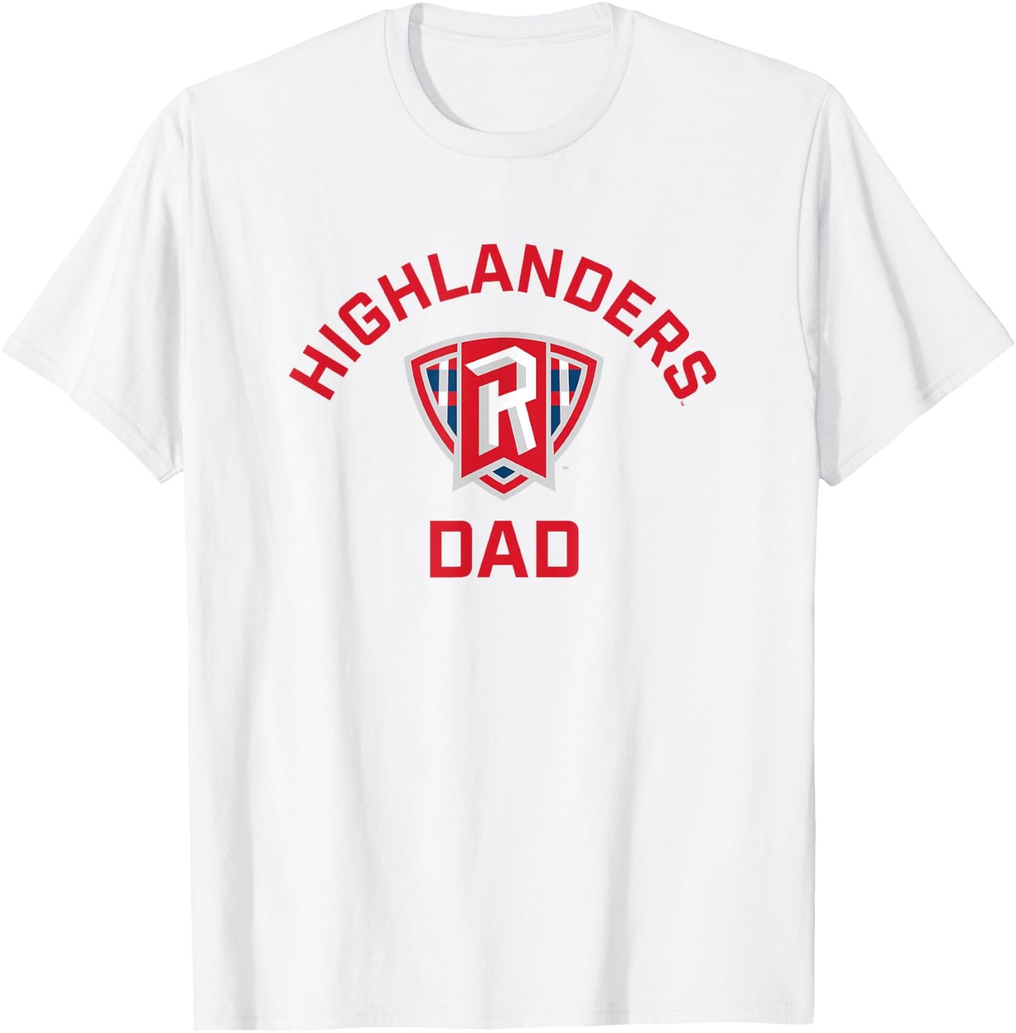 Radford University Highlanders Arched Dad T-Shirt - T-Shirt | White