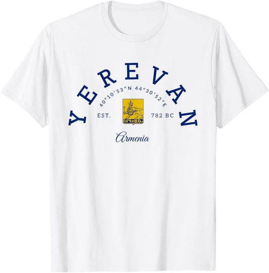 Yerevan Armenia vacation Armenia capital Armenian friend T-Shirt - T-Shirt | White