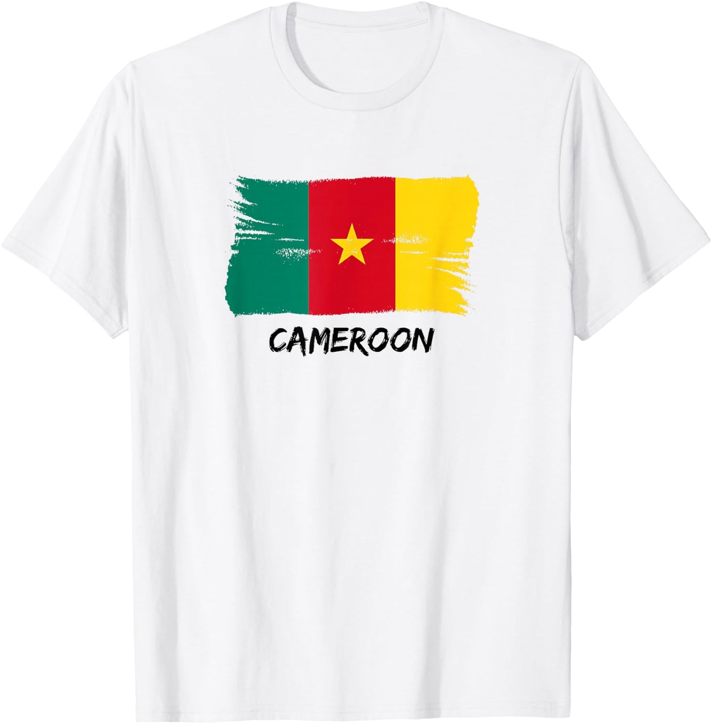 Cameroon Flag T-Shirt - T-Shirt | White