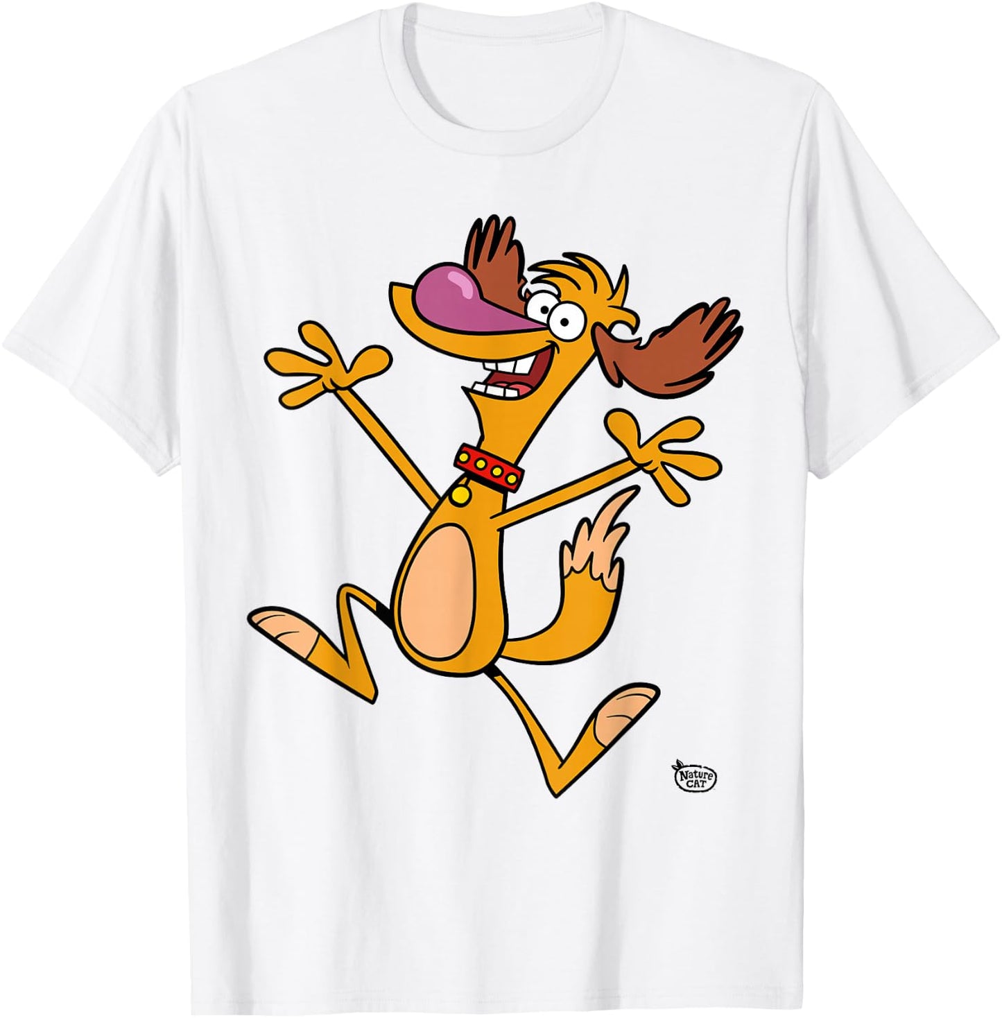 Nature Cat Hal Character Men Women Girls Kids T-Shirt - T-Shirt | White