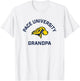Pace University Setters Arched Grandpa T-Shirt - T-Shirt | White