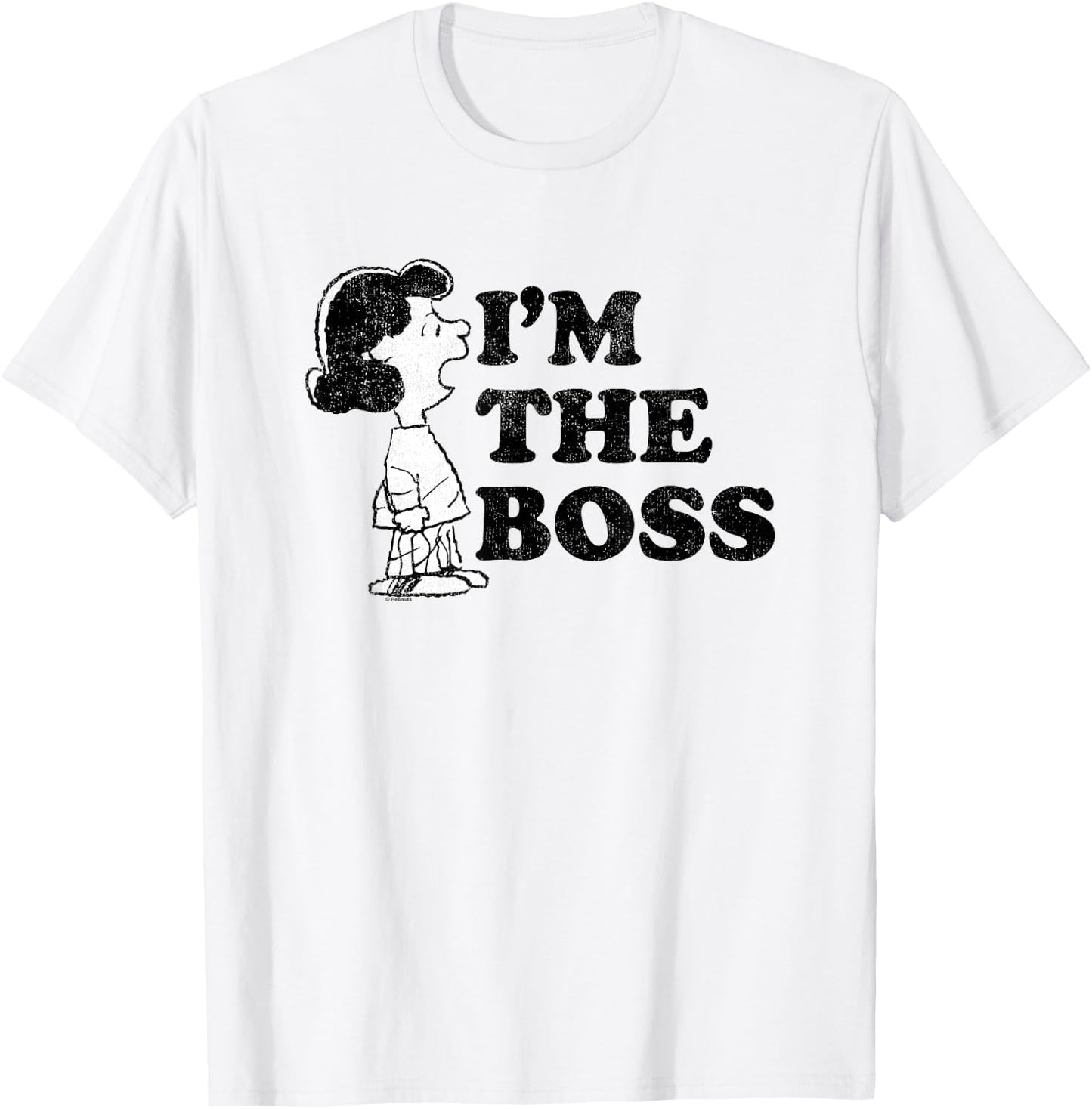 Peanuts - I'm The Boss Lucy T-Shirt - T-Shirt | White