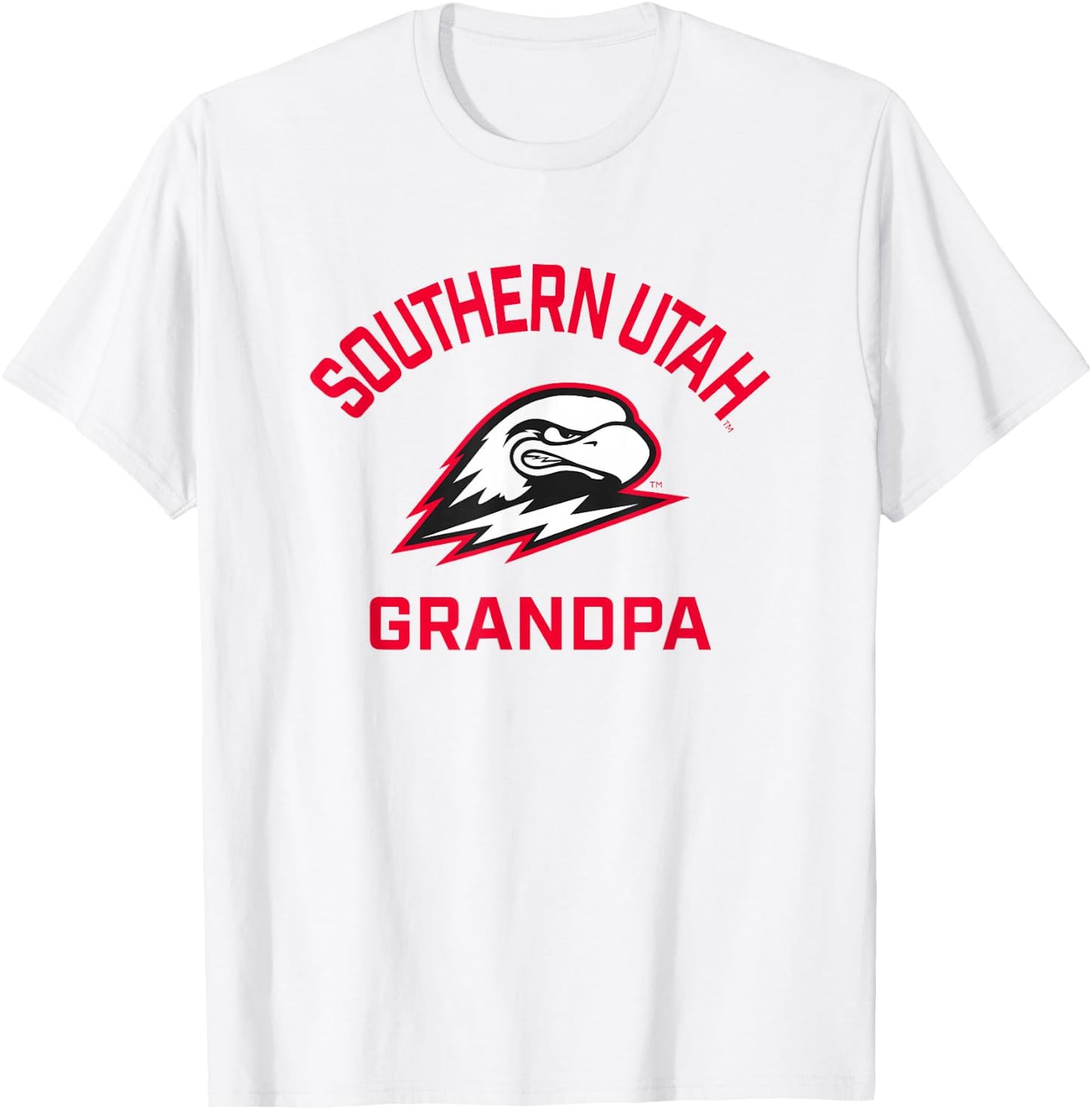 Southern Utah University Thunderbirds Arched Grandpa T-Shirt - T-Shirt | White