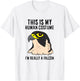 Falcon Costume This Is My Human Costume I'm Really A Falcon T-Shirt - T-Shirt | White
