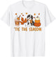 Tis The Season Sheepadoodle Dog Fall Autumn Pumpkin Coffee Women Kids T-Shirt - T-Shirt | White