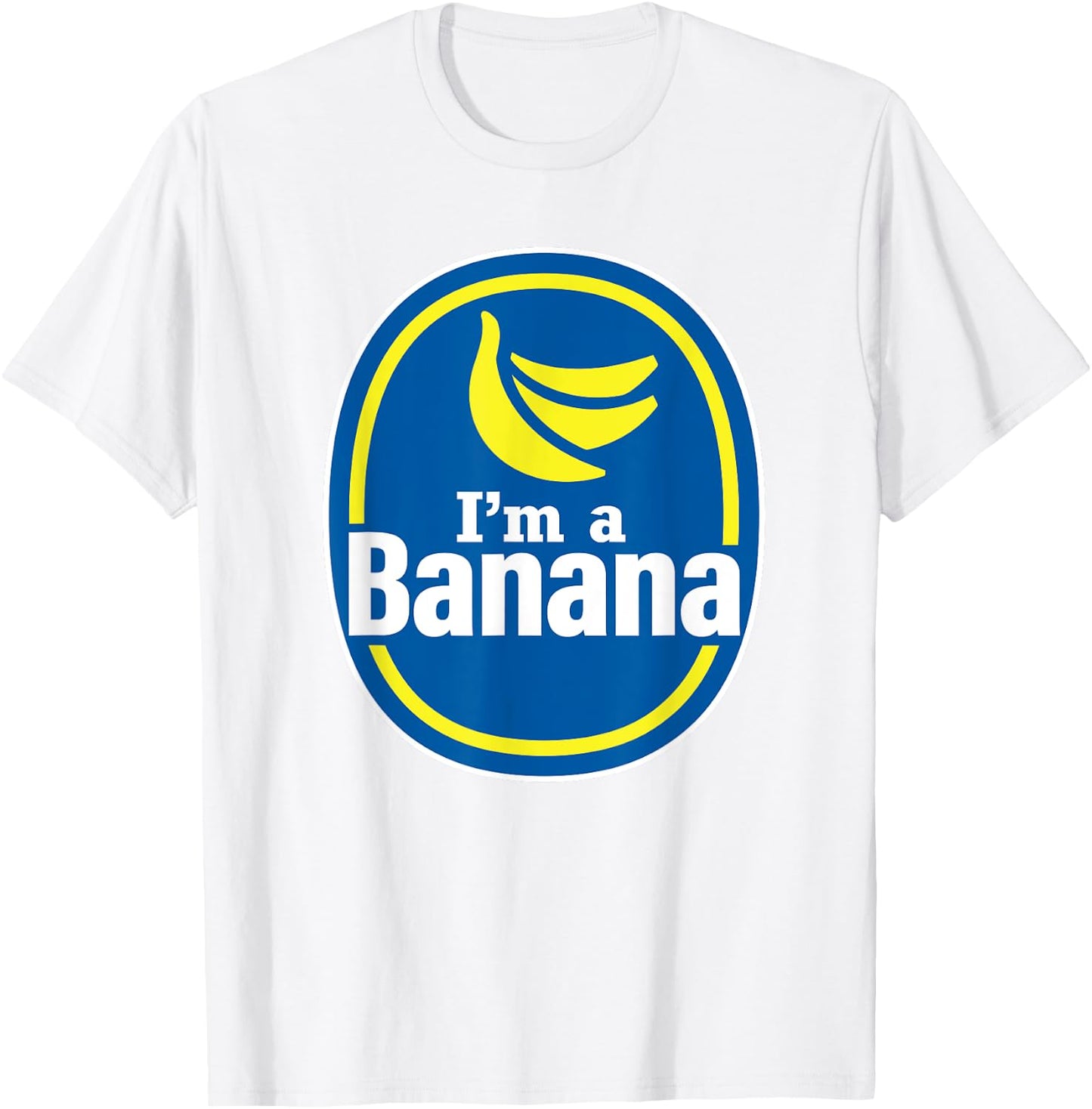 Funny Pretend I'm a Banana Halloween Costume Fruit T-Shirt - T-Shirt | White