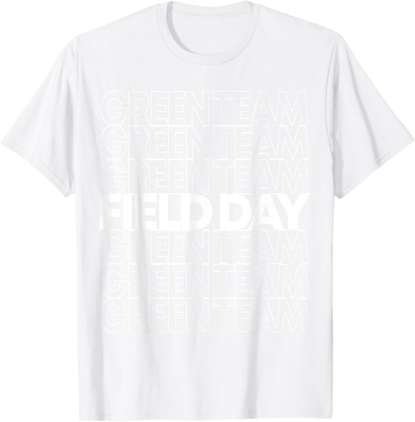 Field Day Green Team T-Shirt - T-Shirt | White