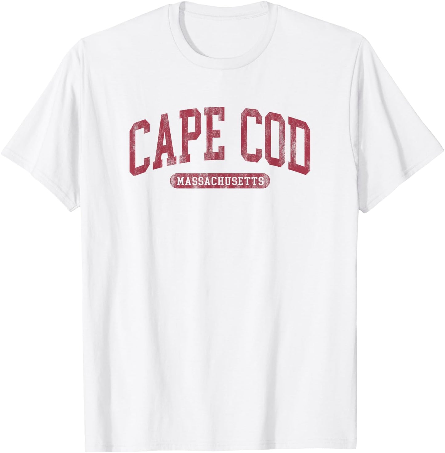 Cape Cod Est 1602 Massachusetts Retro Preppy Throwback T-Shirt - T-Shirt | White