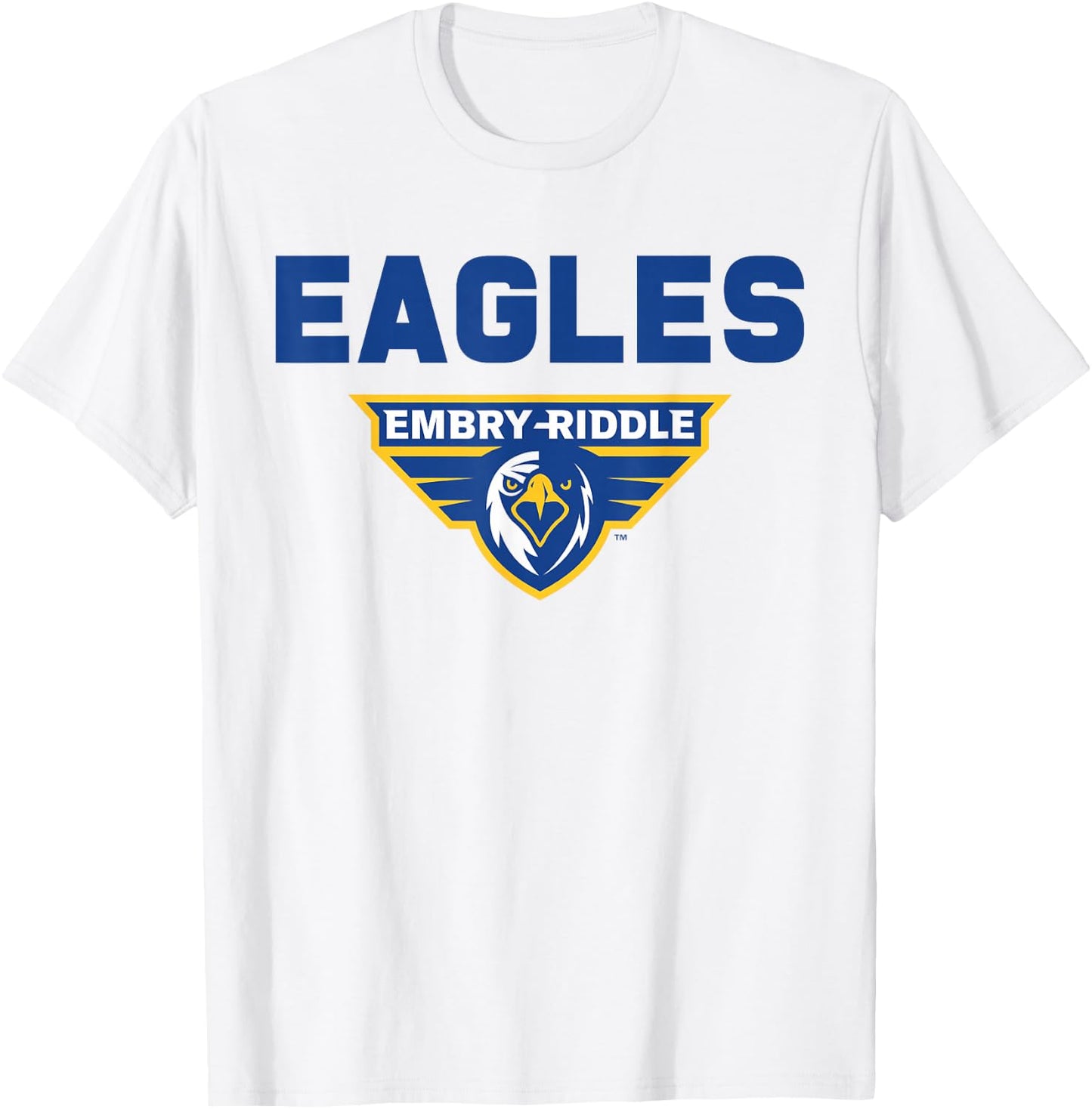 Embry Riddle Eagles | Official NCAA Merch | NCAFEMB002 T-Shirt - T-Shirt | White