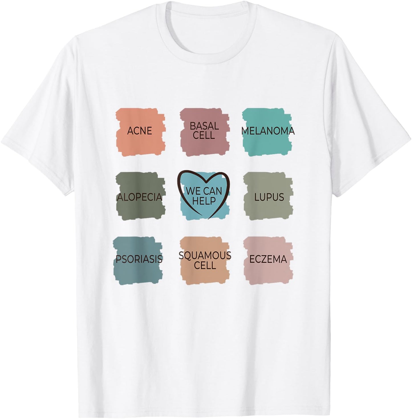 Dermatology Nurse - We Can Help Derm Dermatologist T-Shirt - T-Shirt | White