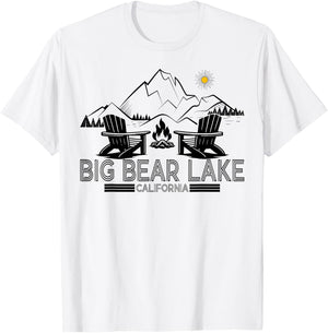 Big Bear Lake California Big Bear Family Mountains Vacation T-Shirt - T-Shirt | White