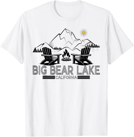 Big Bear Lake California Big Bear Family Mountains Vacation T-Shirt - T-Shirt | White