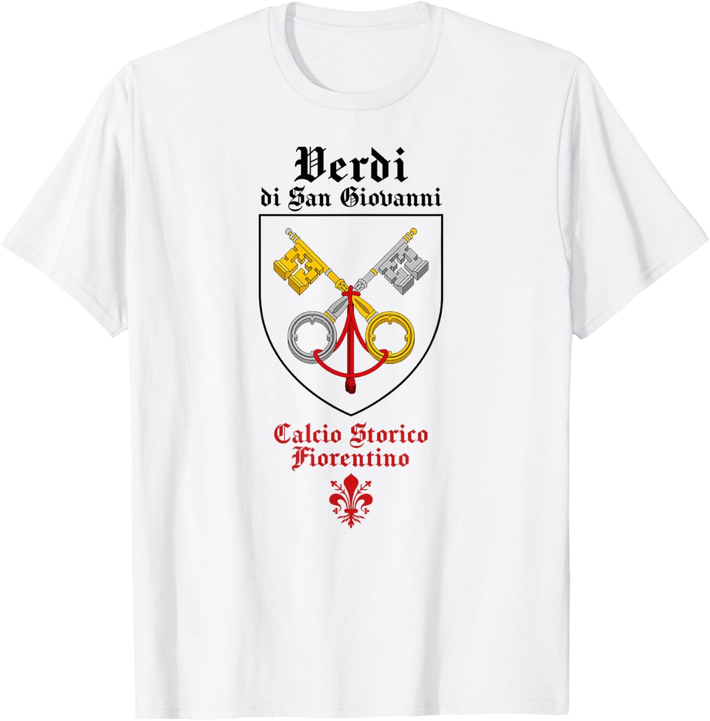 football fútbol florentin calcio storico fiorentino Verdi T-Shirt - T-Shirt | White