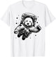 Dog Dad Mom Space - Astronaut Bernedoodle T-Shirt - T-Shirt | White