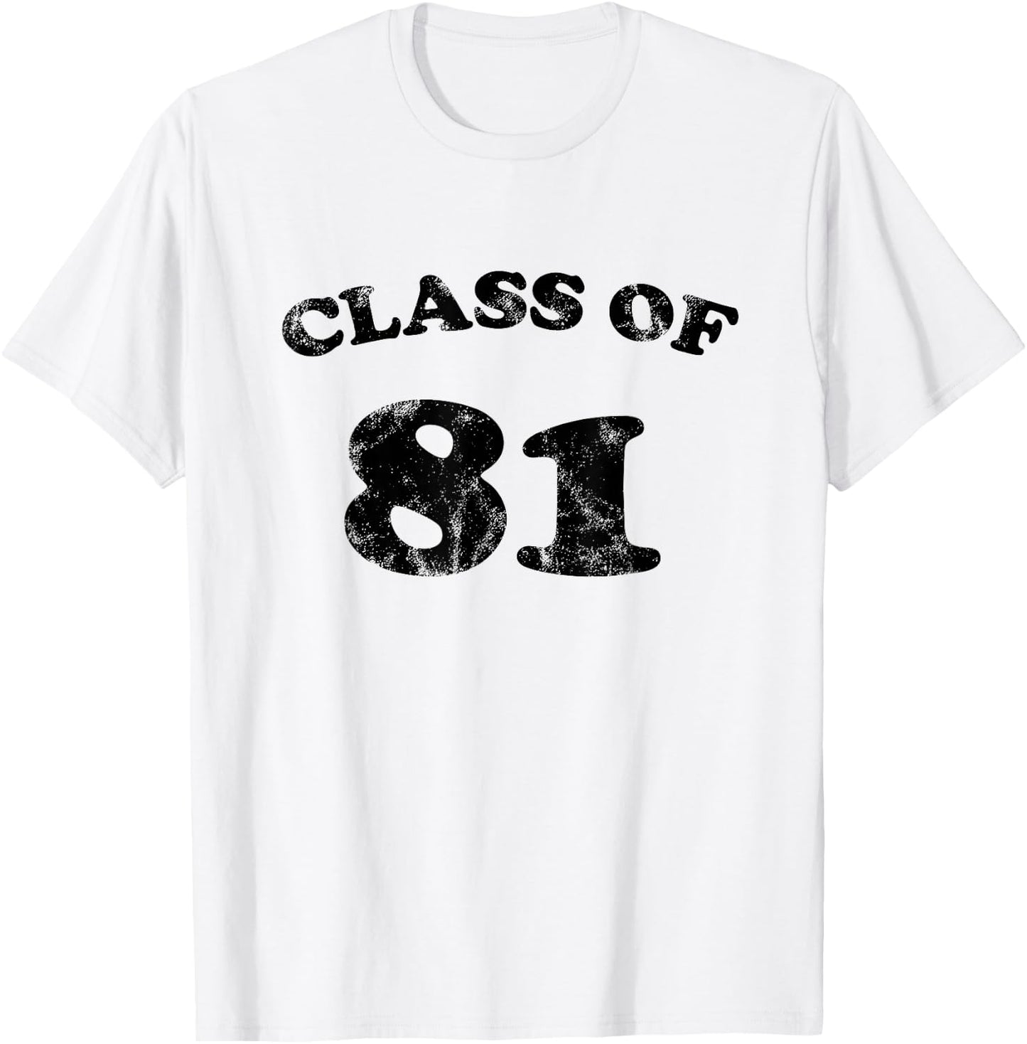 Vintage Class of 81 T-Shirt - T-Shirt | White