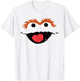 Sesame Street Oscar Crayon Sketch Halloween Costume T-Shirt - T-Shirt | White