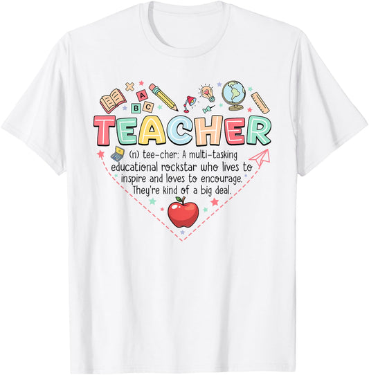 Teacher Definition For Teacher Appreciation Teacher Women T-Shirt - T-Shirt | White