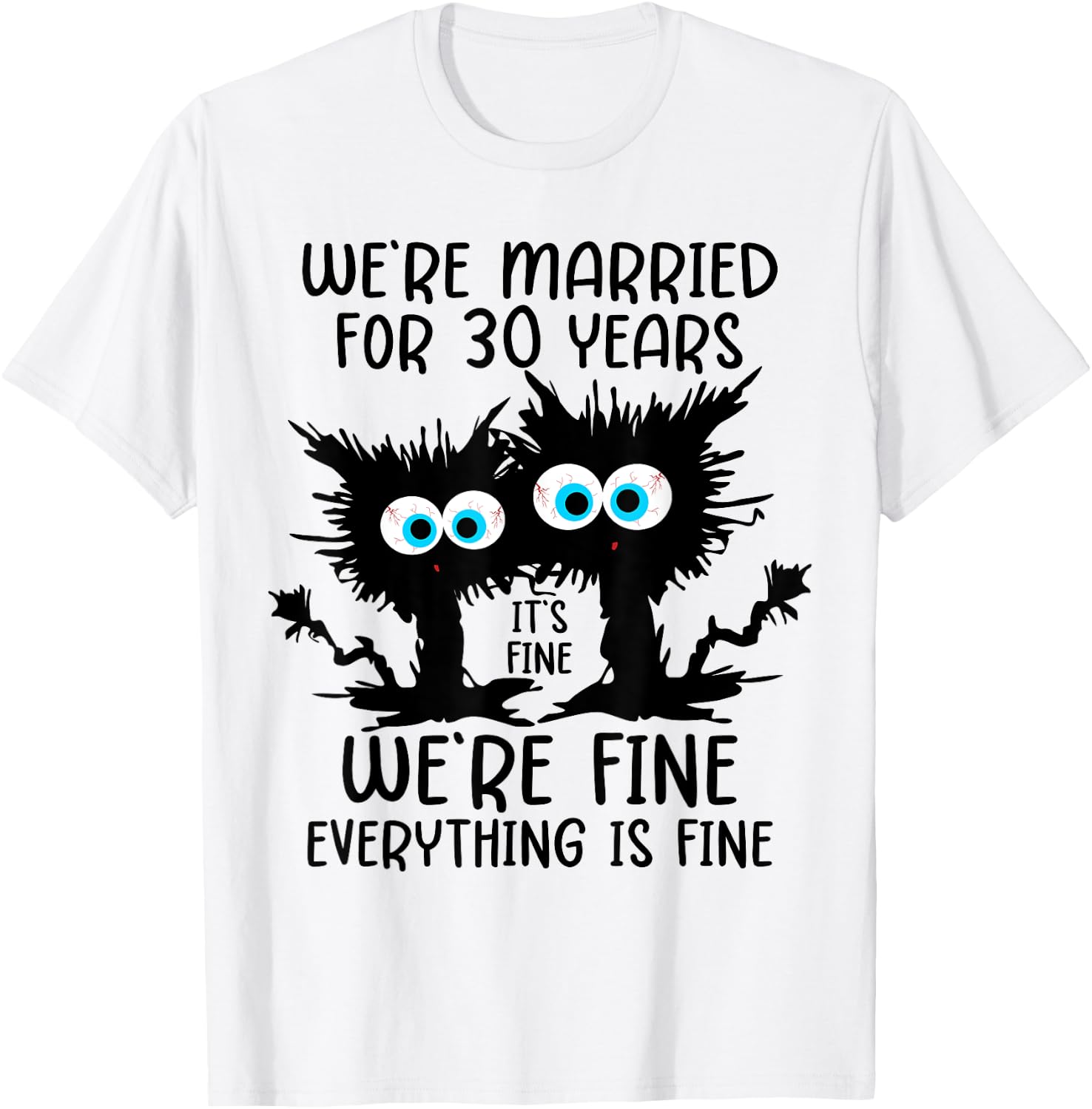 Pearl Wedding We're Married For 30 Years T-Shirt - T-Shirt | White
