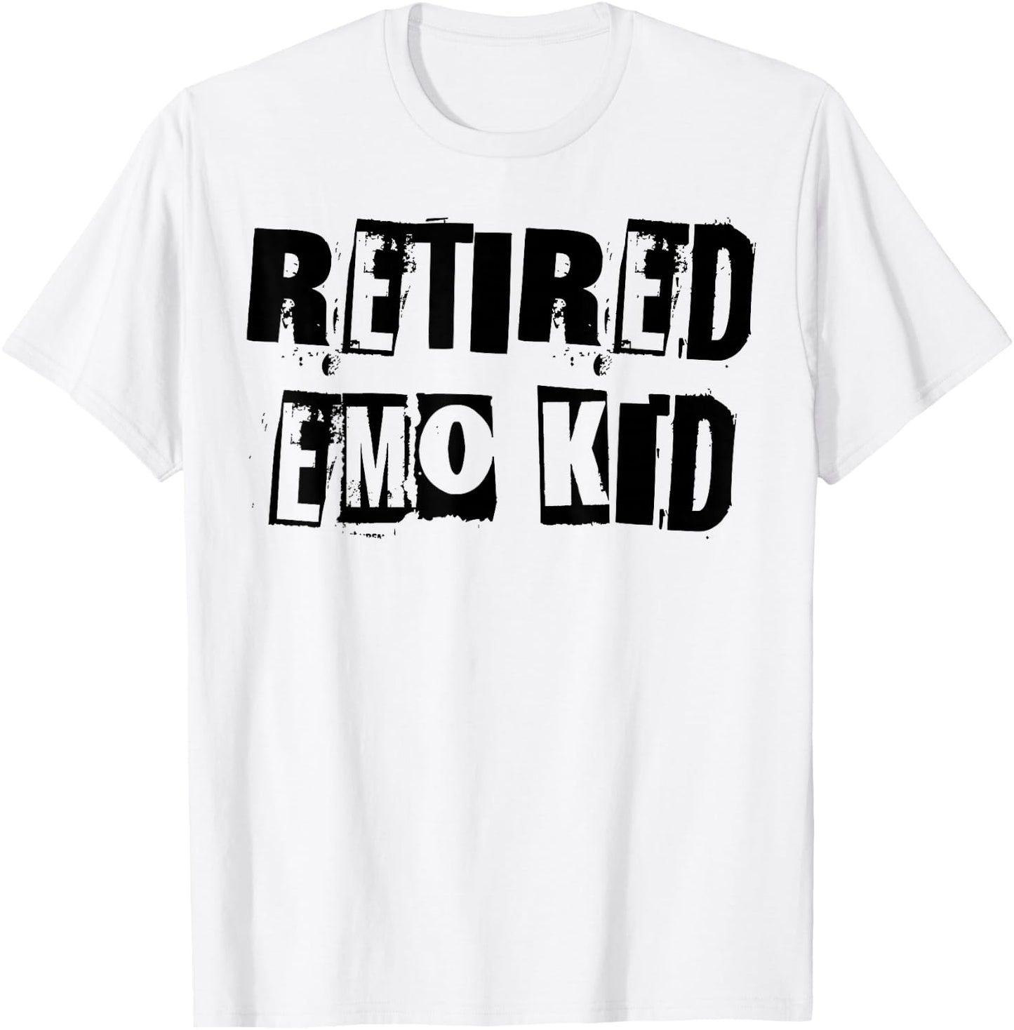 Retired Emo Kid T-Shirt - T-Shirt | White