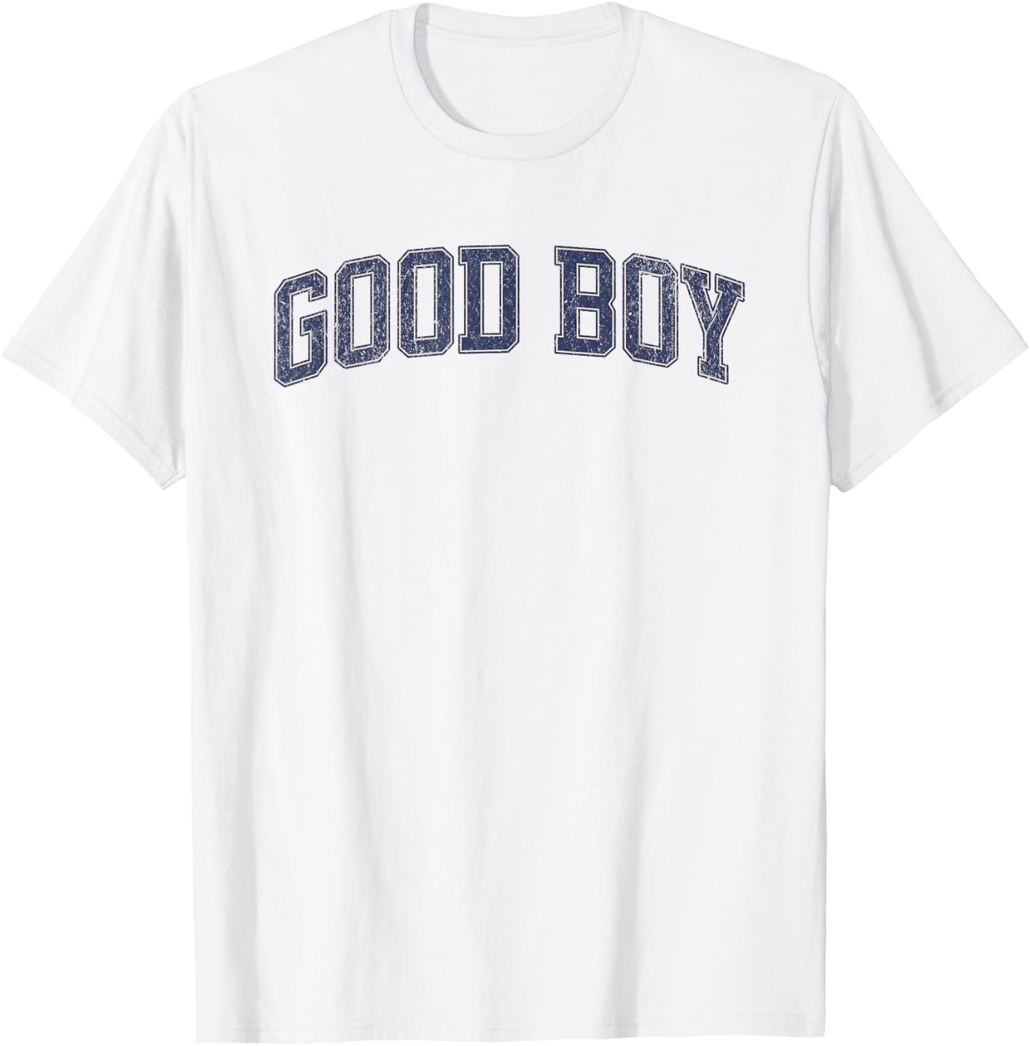 Good Boy Varsity Style Men's Boys' Good Boy T-Shirt - T-Shirt | White