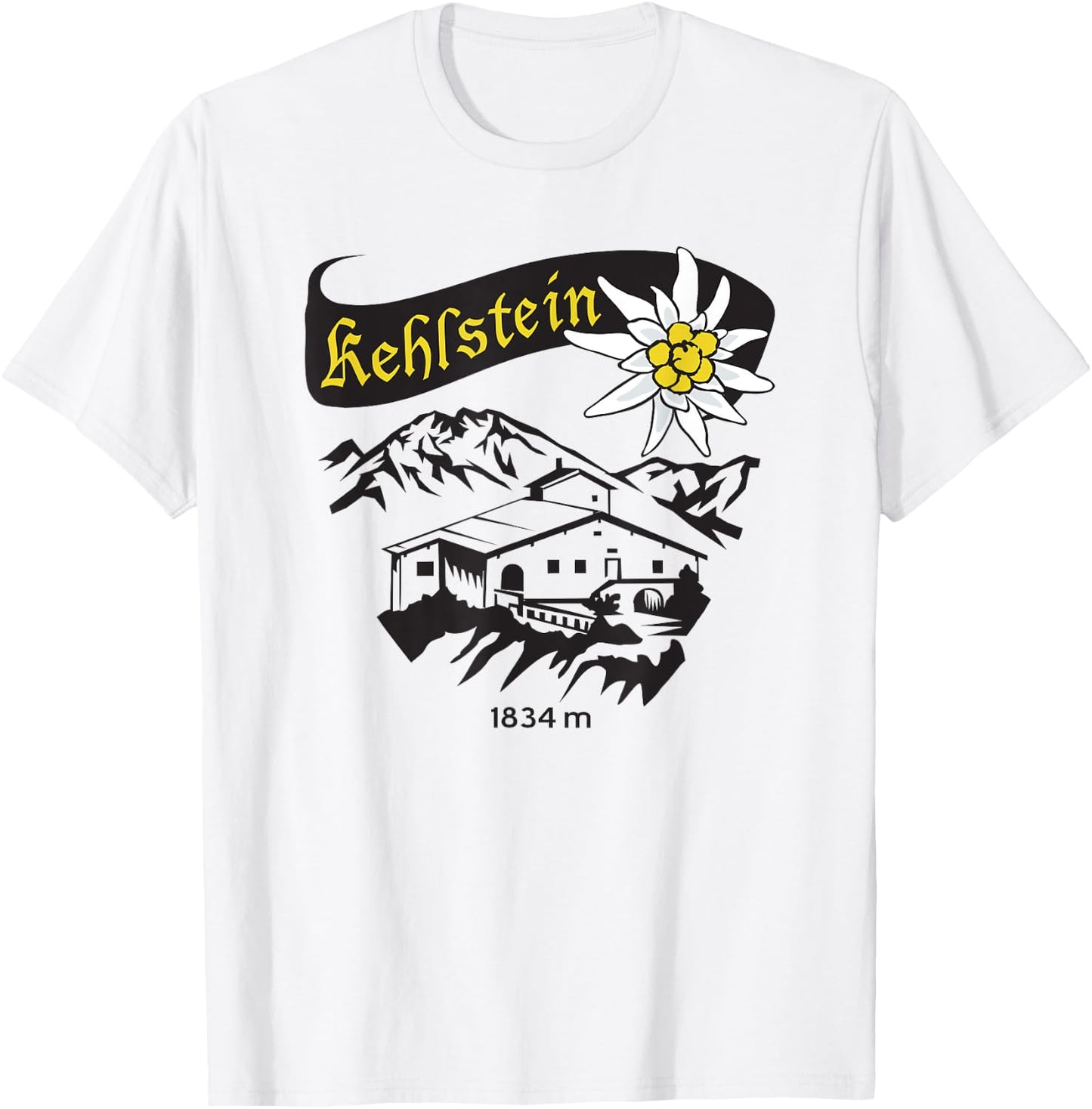 Eagles Nest Kehlstein House Berchtesgaden Bavaria T-Shirt - T-Shirt | White
