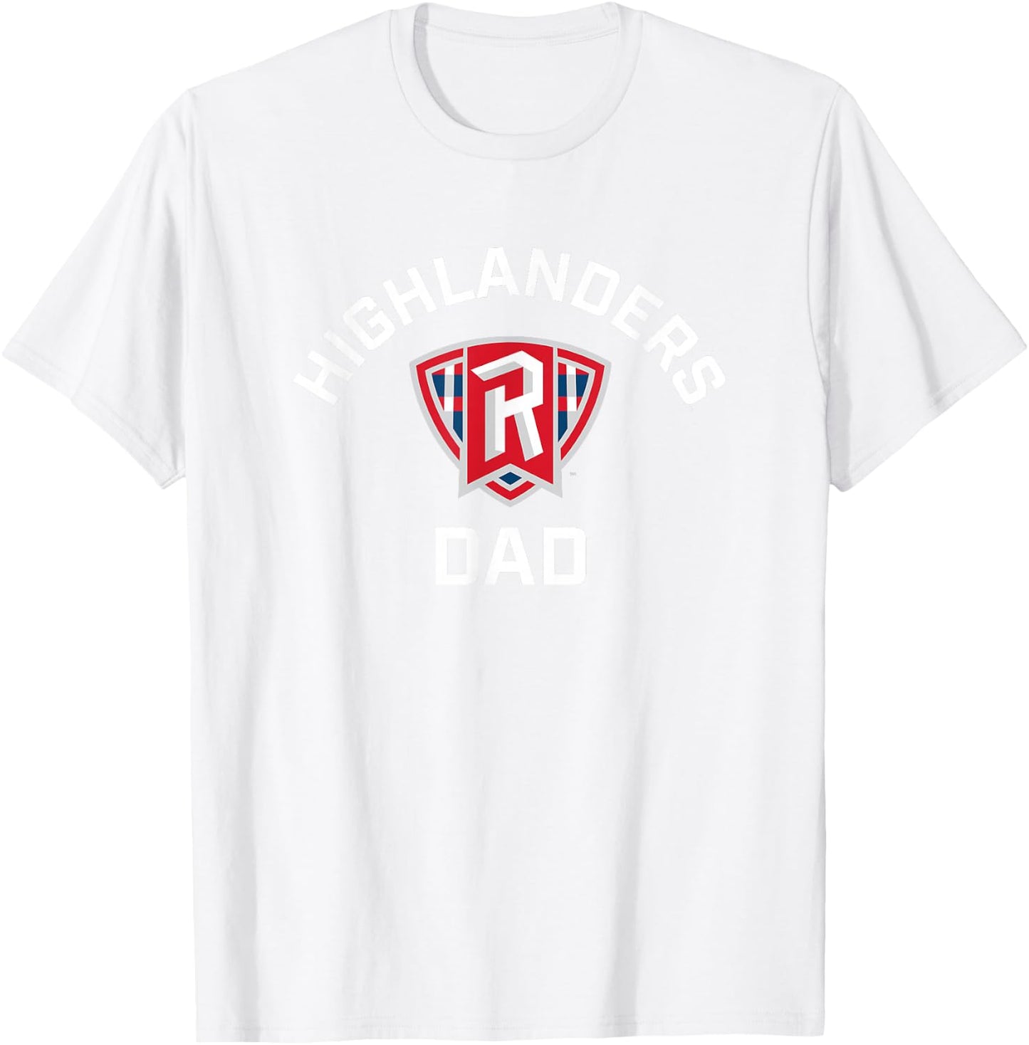 Radford University Highlanders Arched Dad T-Shirt - T-Shirt | White