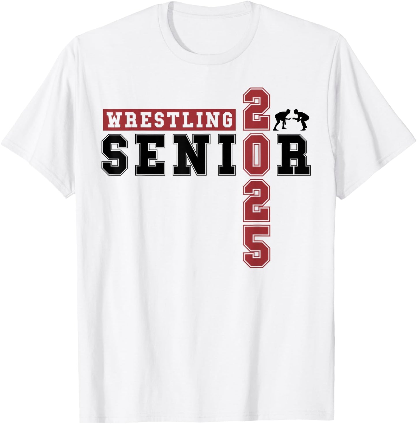 Wrestling Senior Night Wrestling Senior 2025 Graduation 69 T-Shirt - T-Shirt | White