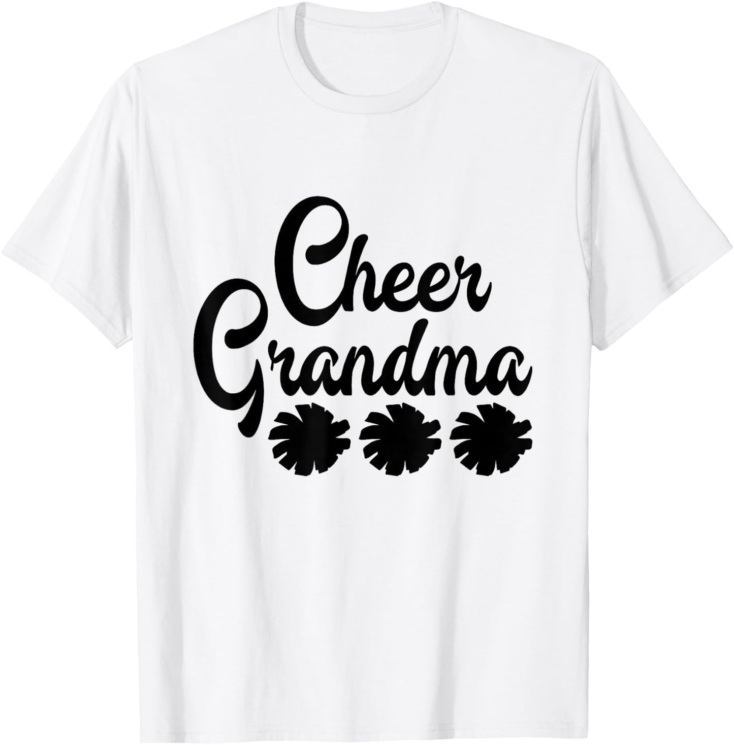 Cheer Grandma Cheerleading Grandmother Cheerleader T-Shirt - T-Shirt | White