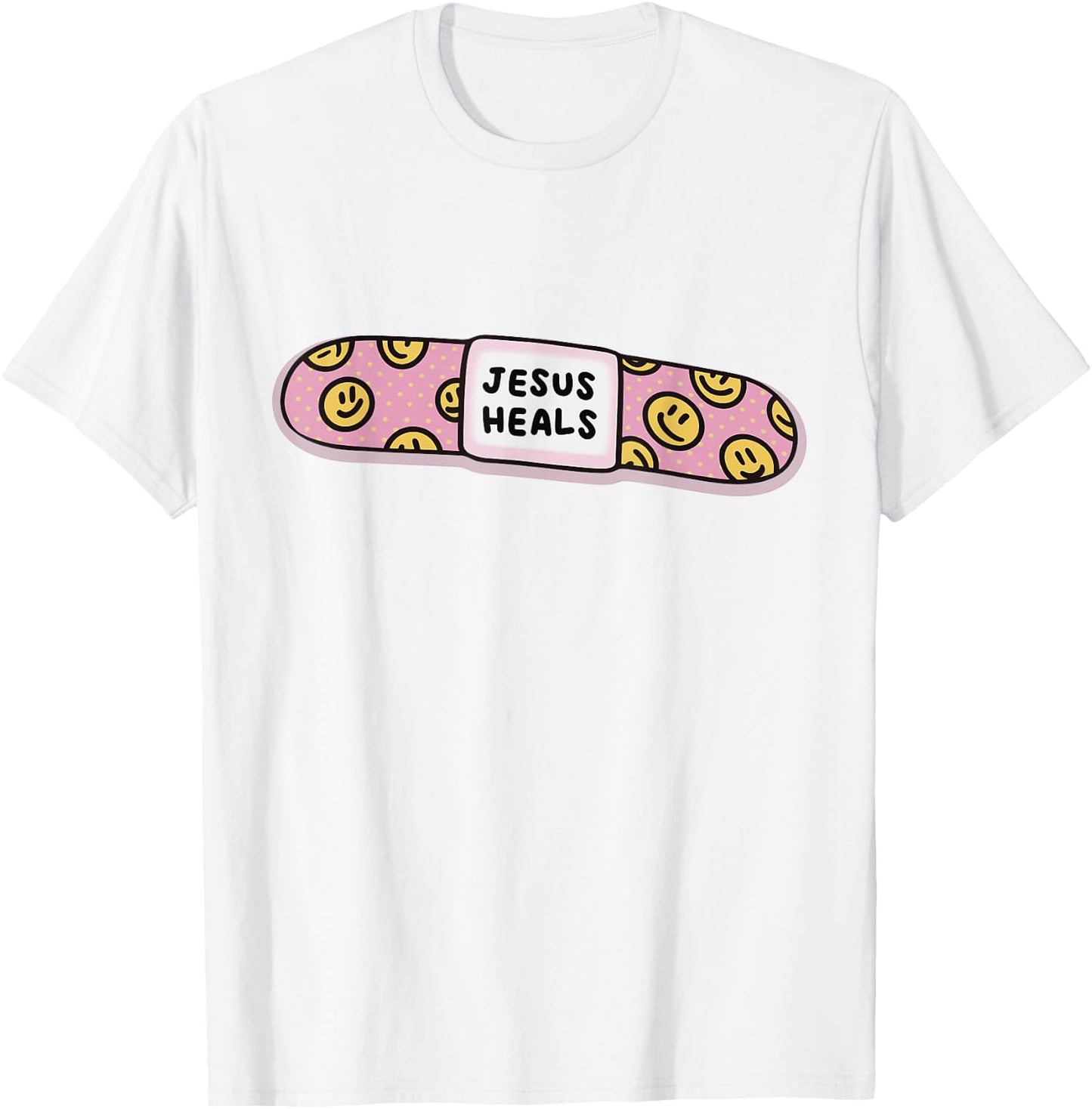 Jesus Heal Funny Christian Faith Healer Healing T-Shirt - T-Shirt | White
