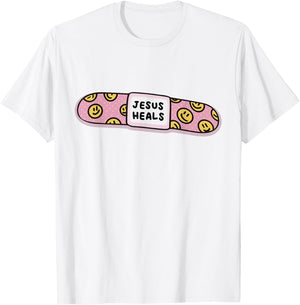 Jesus Heal Funny Christian Faith Healer Healing T-Shirt - T-Shirt | White