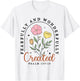 Fearfully And Wonderfully Created Psalm 139:14 Christian T-Shirt - T-Shirt | White