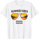 Summer Vibes Branson MO Souvenir T-Shirt - T-Shirt | White
