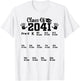 Class of 2041 Grow With Me Handprint Pre-k 12th Grade T-Shirt - T-Shirt | White