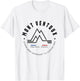 Mont Ventoux Mountain Pass France Cycling Racing Bike T-Shirt - T-Shirt | White