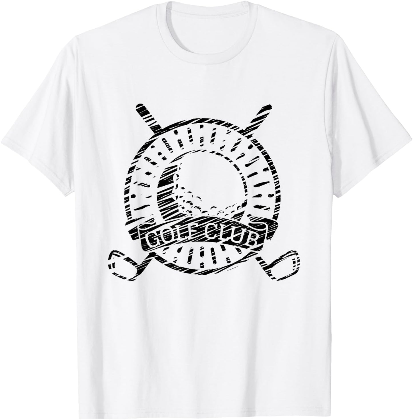Golf and golfer fan motif vintage T-Shirt - T-Shirt | White