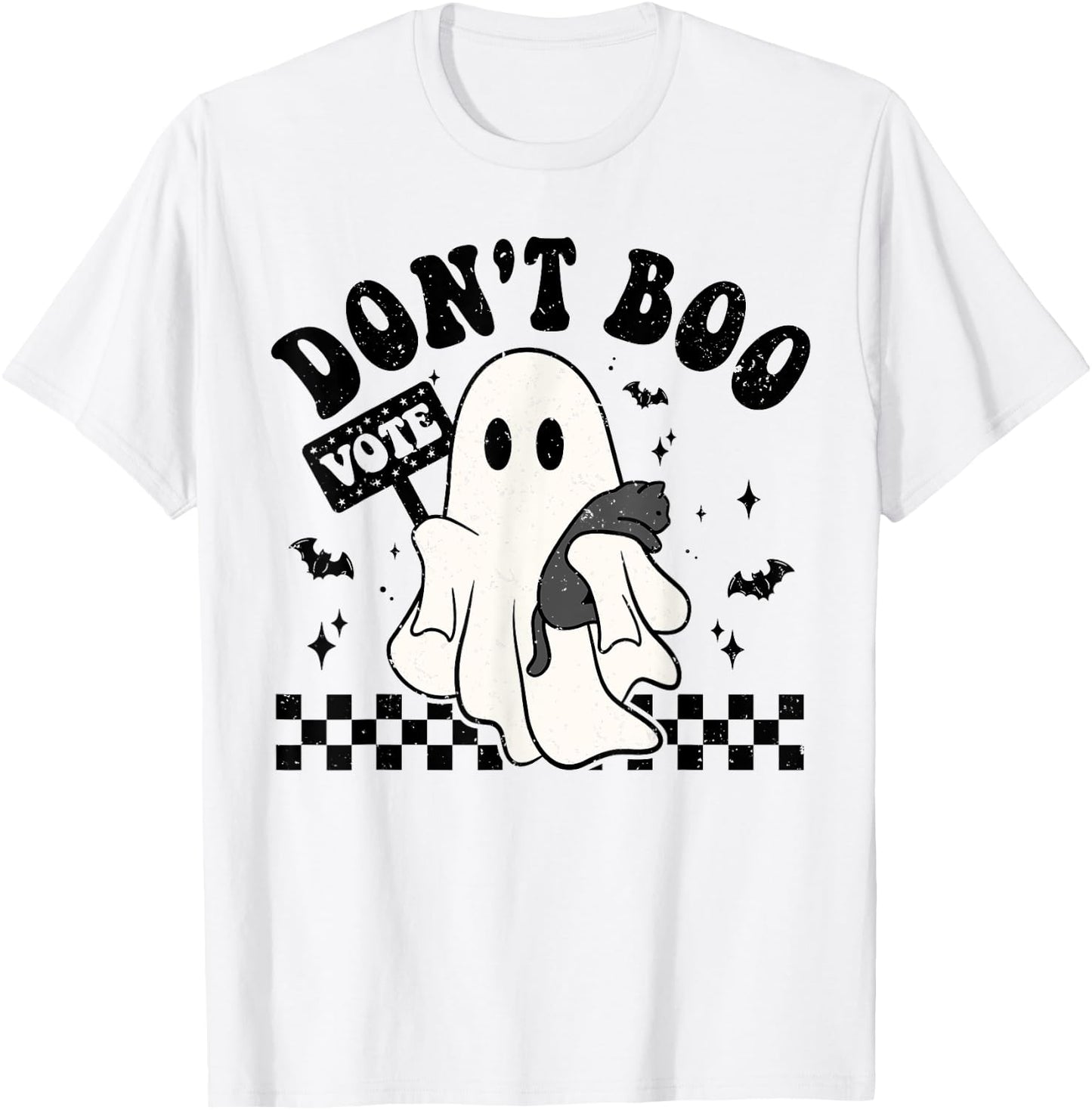 Don't Boo Vote Halloween Political T-Shirt - T-Shirt | White